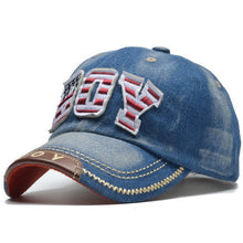 Load image into Gallery viewer, New Letter Boys Baseball Cap