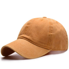 Load image into Gallery viewer, Solid Washed Cotton Baseball Cap